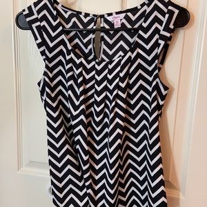 Black & White patterned Blouse